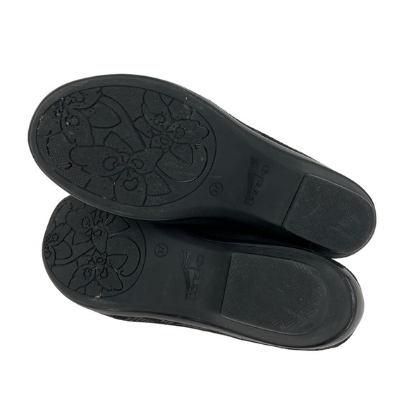 Dansko Olivia Bronze Snakeskin Print Loafer Size 37 - Picture 6 of 9